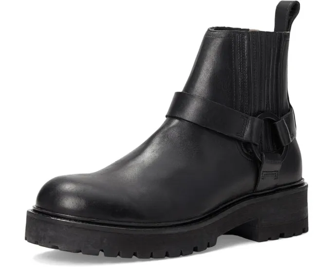 Ботинки AllSaints Hank в стиле байкер с ремешками и массивной подошвой