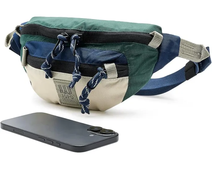 Поясная сумка Topo Designs Mountain из переработанного нейлона с двумя карманами