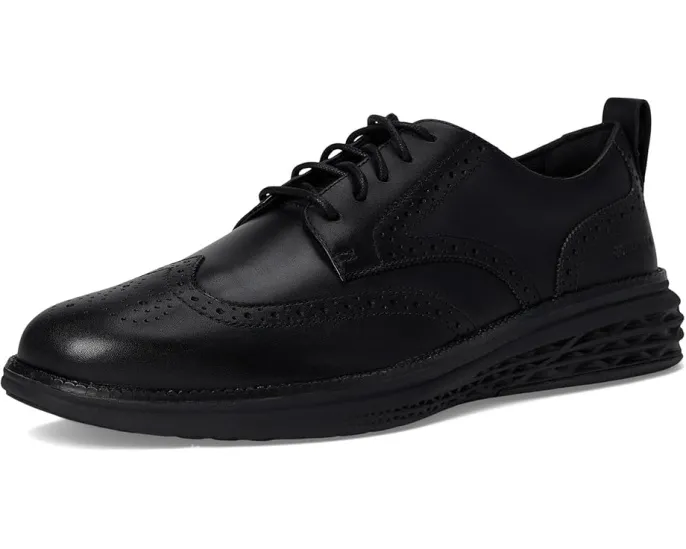 Оксфорды Cole Haan Grand Hurrion Wing Tip с кожаным верхом и подошвой EVA