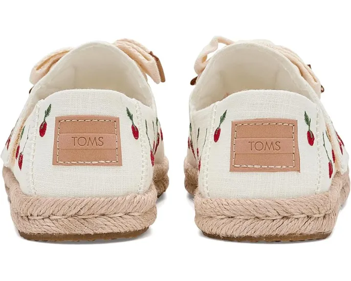 Детские эспадрильи TOMS Carolina на шнурках с платформой