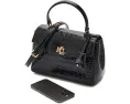 Сумка Lauren Ralph Lauren Croc-Embossed Small Farrah Soft Satchel