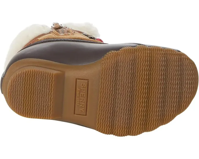 Детские зимние ботинки Sperry Alpine Saltwater с водоотталкивающей пропиткой и искусственным мехом