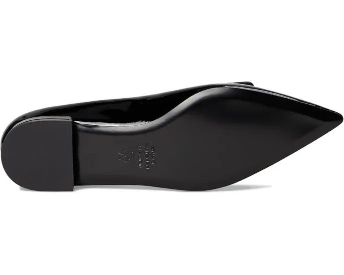 Stuart Weitzman Sovinnie Flat балетки с острым носком и объемным верхом