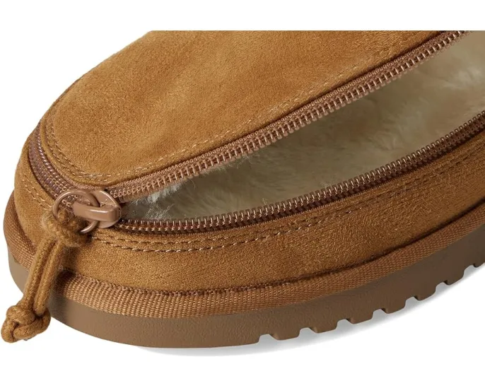 Уютные тапочки BILLY Cozy Slipper с искусственным мехом и молнией по всей длине