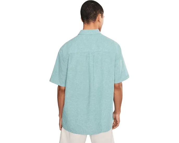 Рубашка Barbour Nelson Short Sleeve Summer Fit из льняной смеси с коротким рукавом