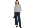 Топ с полосками и лодочкой от Eileen Fisher из льна