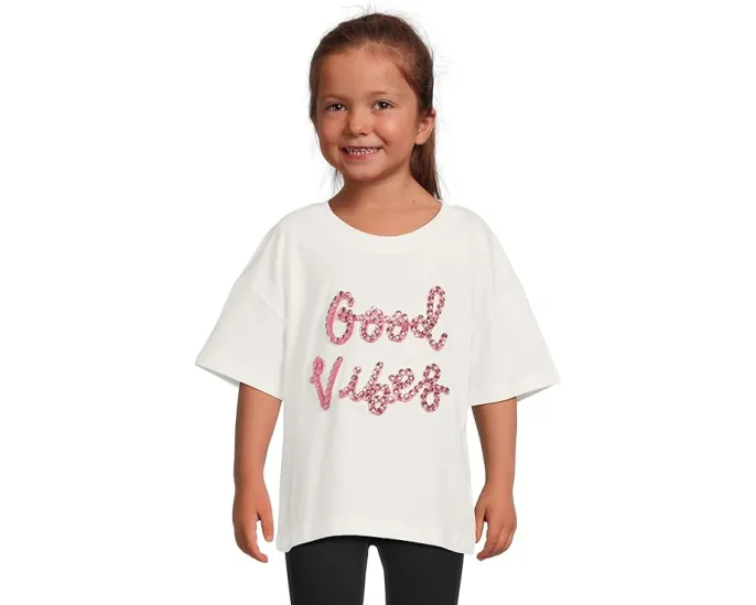 Футболка Crystal Good Vibes T-Shirt от Lola and The Boys с кристаллами