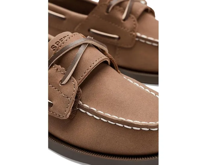 Детские мокасины Sperry Authentic Original с застежкой на липучке