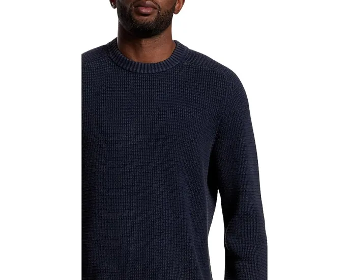 Свитер Textured Washed Cotton с круглой горловиной и фактурной поверхностью от L.L.Bean