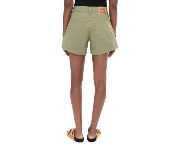 Шорты Levi's A-Line с завышенной талией и запахом из 100% хлопка