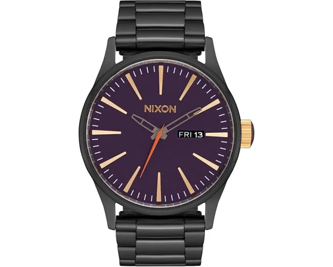 Часы Nixon Sentry Stainless Steel с браслетом из нержавеющей стали