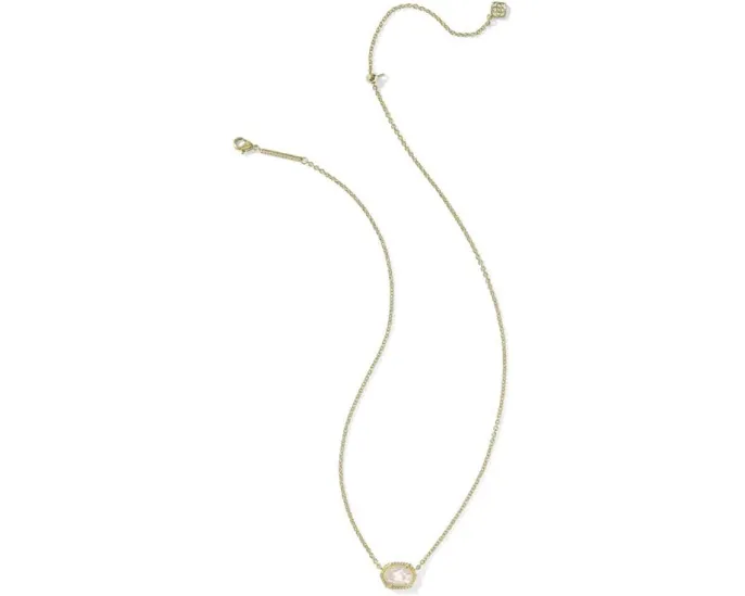 Подвеска Kendra Scott Daphne Frame Short золотистая