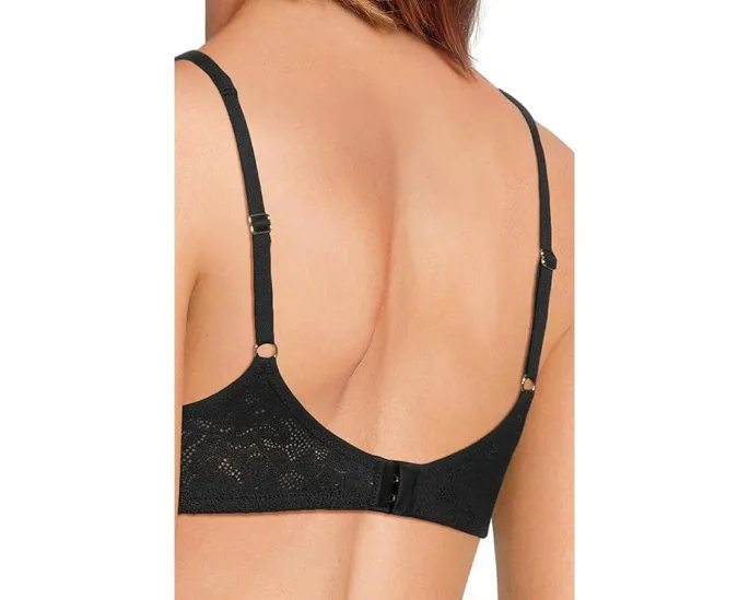 Бралетт Eberjey Soft Stretch с глубоким вырезом из переработанного кружева