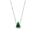 Короткое колье Kendra Scott Holiday Tree с зеленым кварцитом