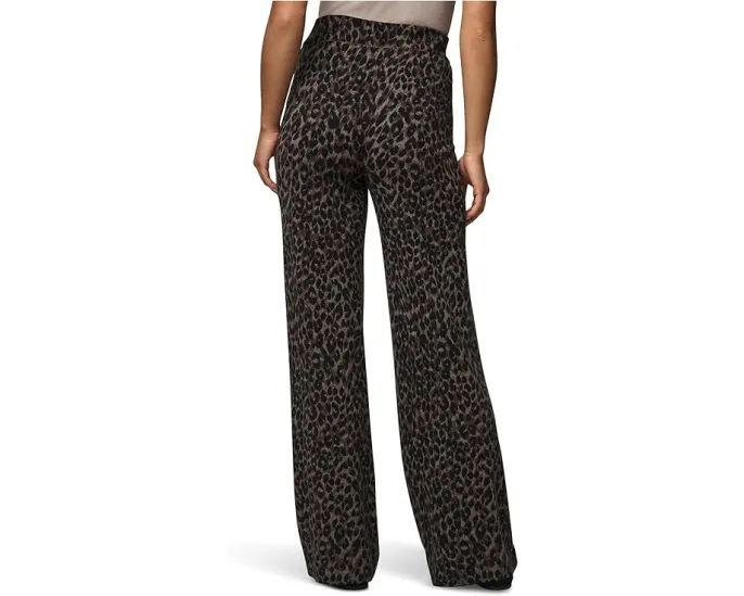 Splendid Уютные брюки Leopard Sweater с леопардовым принтом и эластичным поясом