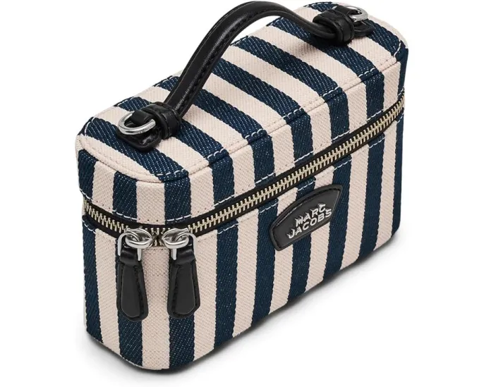 Сумка для косметики Marc Jacobs из полосатого холста The Stripe Canvas Everyday Vanity