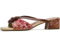 L'Artiste by Spring Step Сандалии Europa из кожи с цветочным тиснением и блочным каблуком