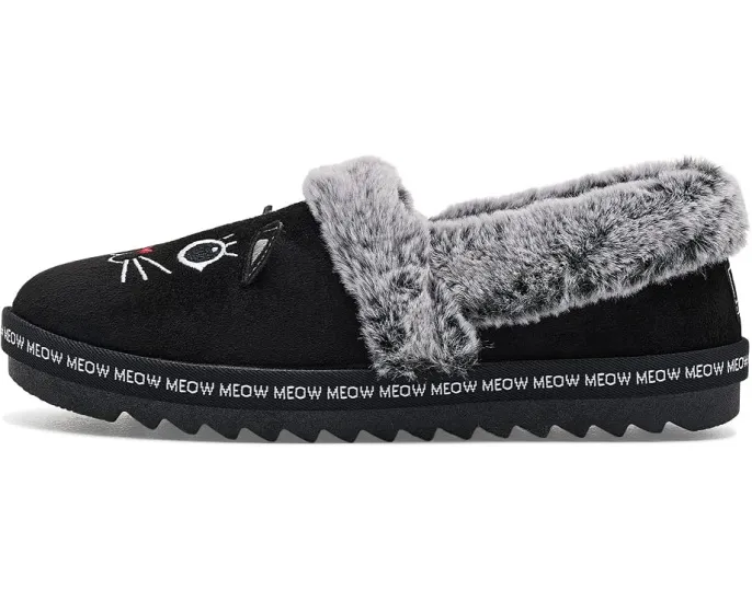 BOBS from SKECHERS тапочки Cozy Kiss с мордочкой кота