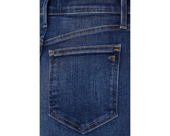 Madewell широкие джинсы Deep Ocean