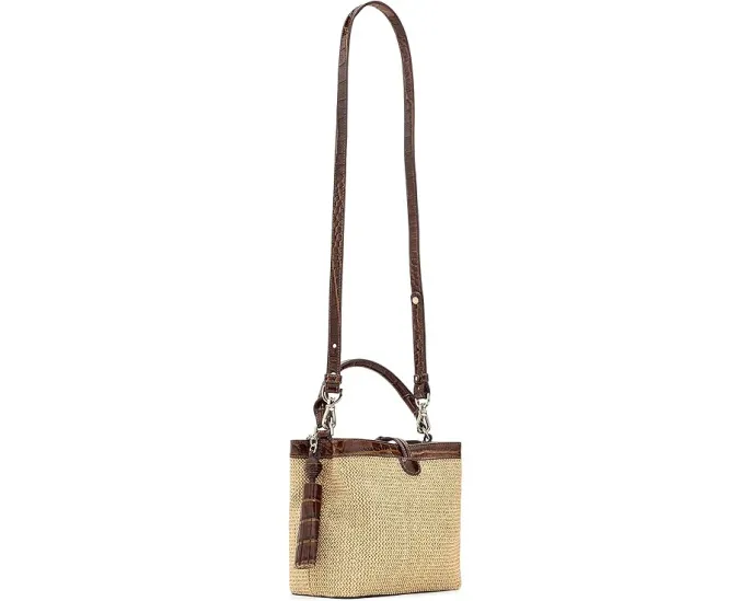 Мини сумка кроссбоди Mini Amelia от Brahmin с открытым верхом