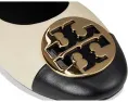 Балетки Tory Burch Claire с круглым носком и логотипом на мыске на резиновой подошве