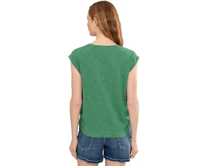 Sanctuary футболка Knotted Muscle Tee с узлом хлопковая