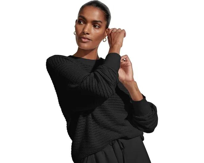 Свитер Varley Kershaw из хлопкового сетчатого полотна