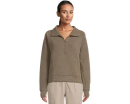 Свитшот L.L.Bean Ridgeknit с полузастежкой молнией и капюшоном-карманом