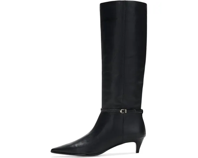 Высокие сапоги Madewell Eliza из кожи с пряжками на небольшом каблуке