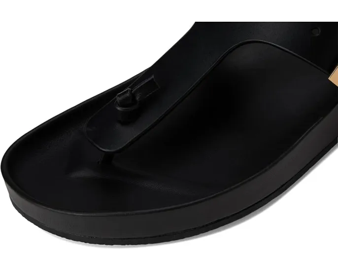 Кожаные сандалии Mellow Thong Sandal от Tory Burch с логотипом и стелькой