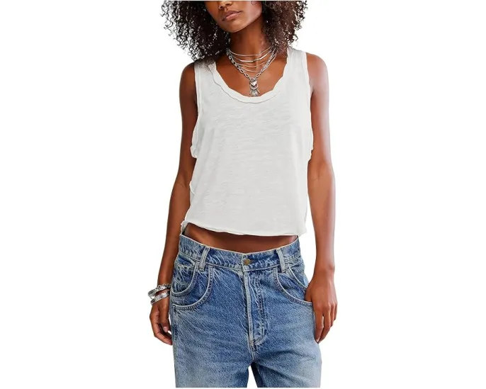 Беспроблемный топ Free People Easy Tank из легкой ткани