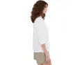 Топ NIC+ZOE NZT Lace Knit с разрезом и кружевной вязкой