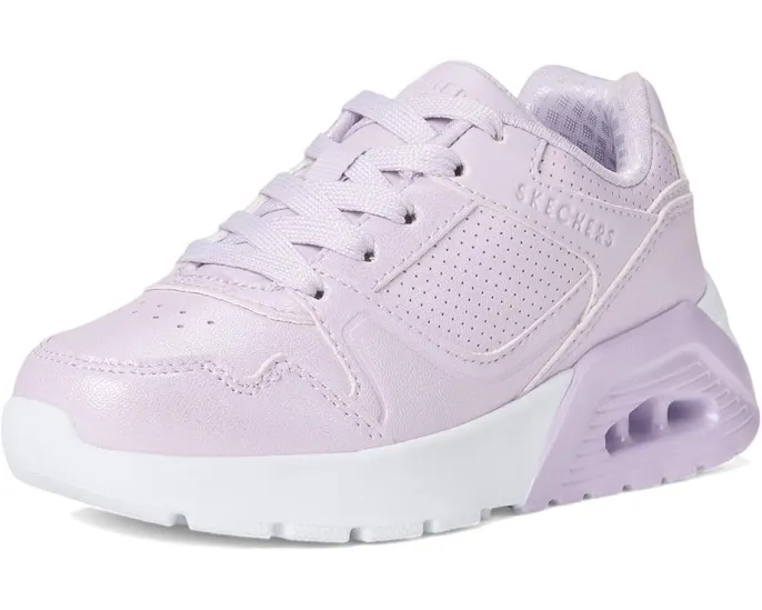Детские кроссовки Skechers Uno Lite 2.0 с блестящим верхом и памятью формы