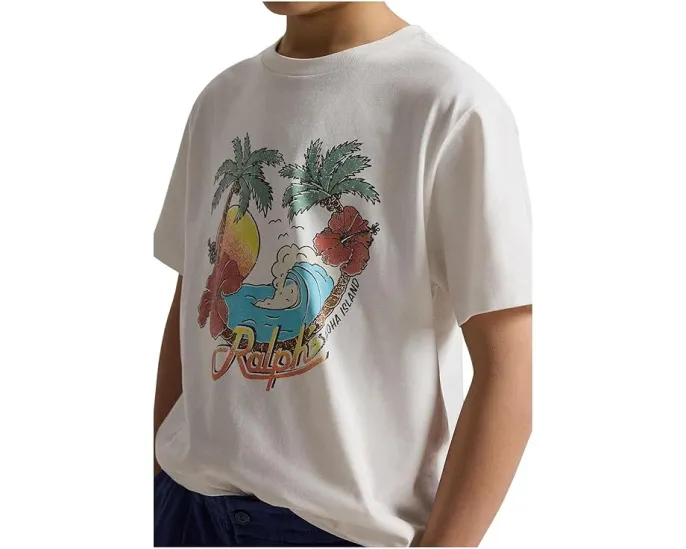 Cotton Jersey Graphic Tee (Big Kid)