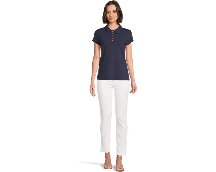 Поло Frida Scallop UPF 50+ от Lilly Pulitzer с защитой от ультрафиолета