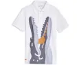 Детское поло Lacoste с акварельным крокодилом Watercolor Croc Polo