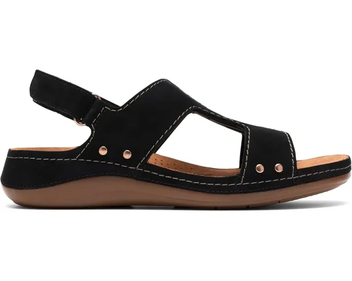 Сандалии Clarks Cecily Sun с позолоченной фурнитурой и стелькой Contour Cushion