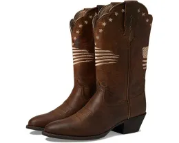 Ковбойские сапоги Ariat Heritage R Toe Liberty StretchFit с тиснением и подошвой Duratread