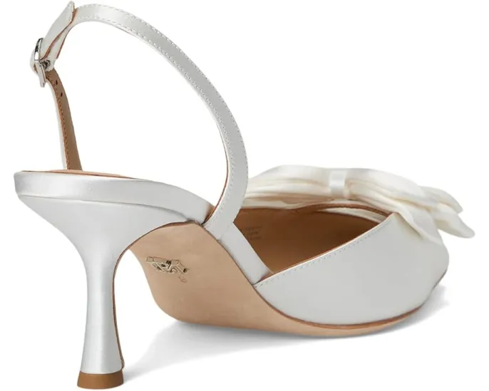 Туфли Badgley Mischka Giovanna на шпильке с шелковым верхом и двойным бантом