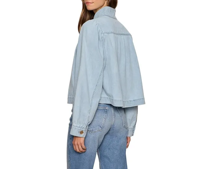 Джинсовый пиджак Sanctuary Charlotte свободного кроя с прорезными карманами