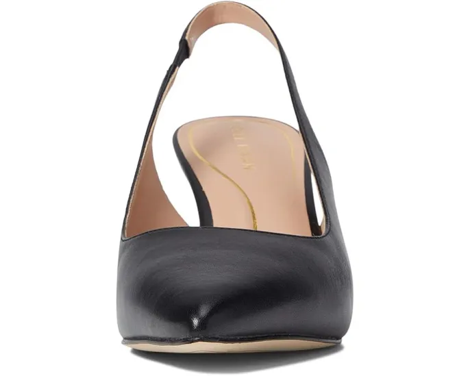 Cole Haan лодочки Vandam на каблуке 65 мм с леопардовым принтом и открытой пяткой