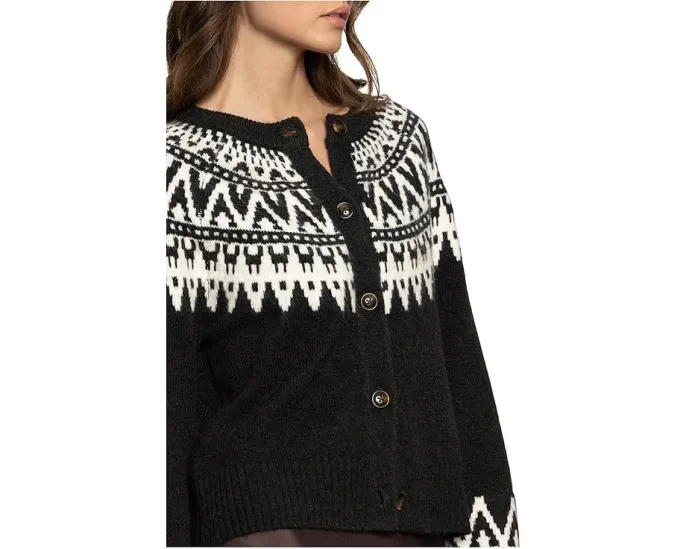 Fairisle Crewneck Cardi