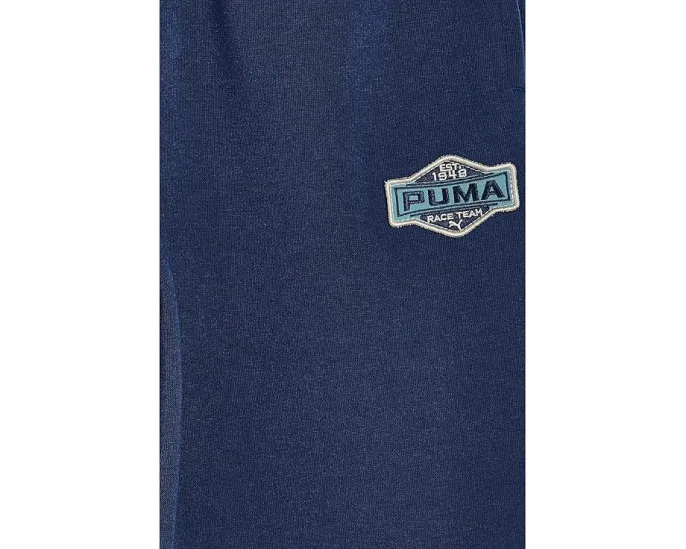 Детские спортивные штаны Puma Vintage Moto Joggers из мягкого флиса