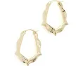 Серьги-кольца Kendra Scott Adriana с фигурным краем в виде ракушки