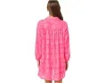 Кардиган-накидка Lilly Pulitzer Sadira Clip с воротником и плиссировкой на спинке