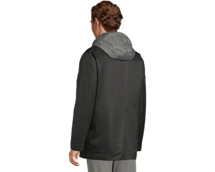 Johnston & Murphy дождевик Upton Water-Resistant с отстегивающейся подкладкой