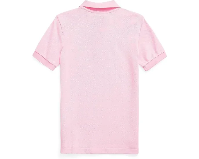 Хлопковая поло из сетки Polo Ralph Lauren для маленьких детей