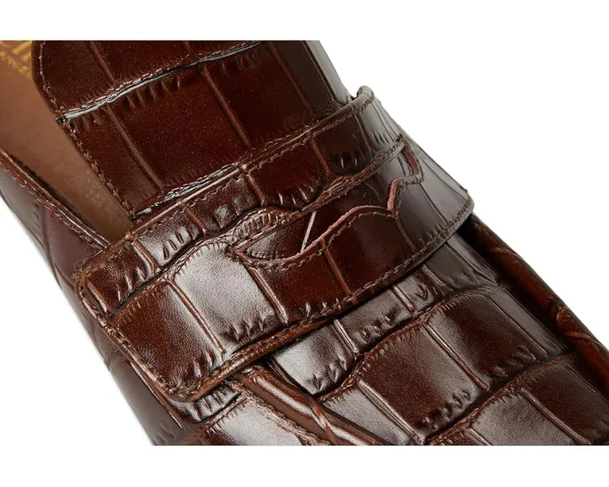 Мюли Seychelles Stunner из кожи под крокодила с пенни-лофер деталями