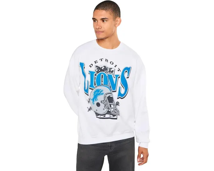 Junk Food Clothing NFL Detroit Lions Conversion Crew Fleece свитшот