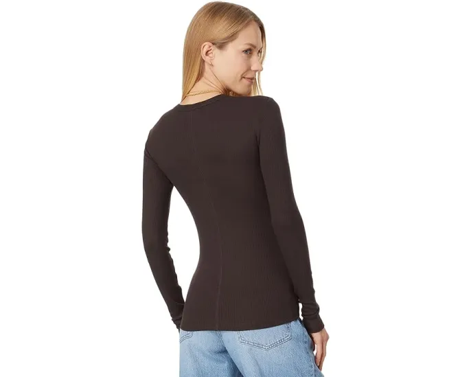 Лонгслив Madewell Modal Rib с длинными рукавами